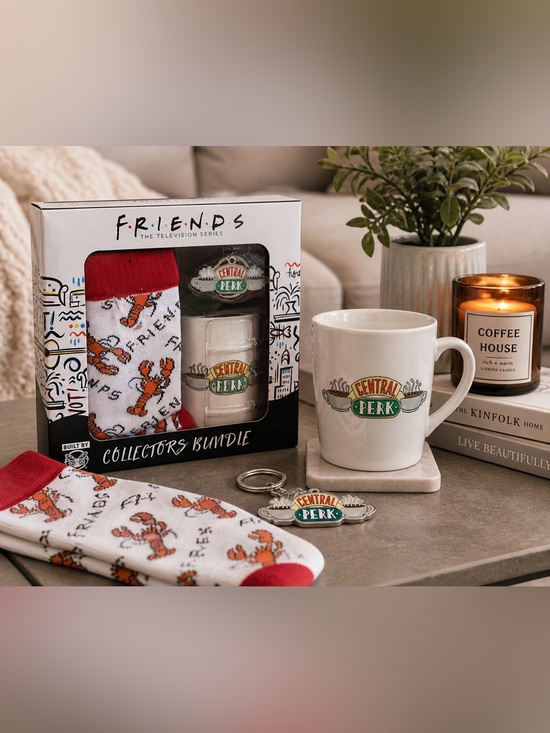 FRIENDS Other - FRIENDS Collectors Bundle | Central Perk Mug + Lobster Socks + Keychain |  NWT